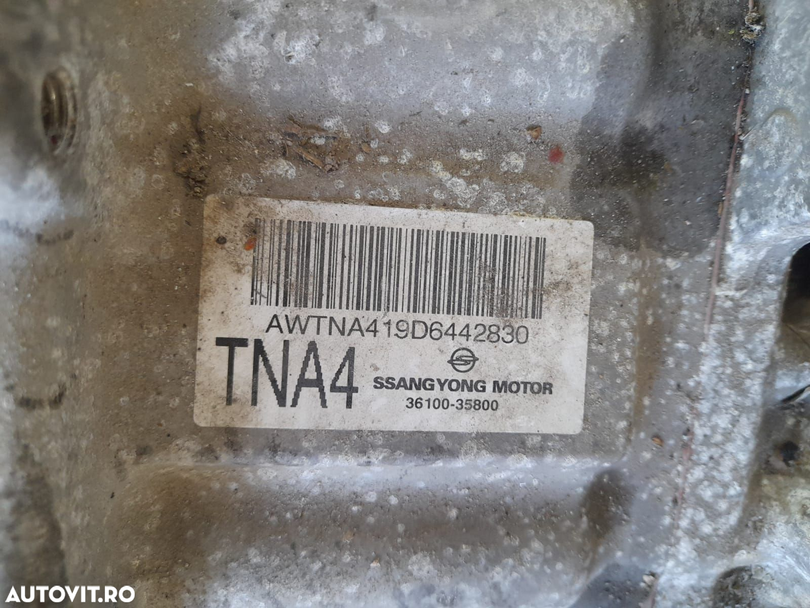 Cutie de viteze autoamta TNA4 TF-72SC 36100-35800 SsangYong Tivoli 1 - 4