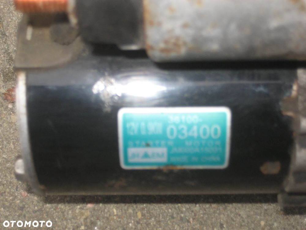 kia picanto 2 ii 11-15r 1,0 benzyna rozrusznik 36100 03400 kod silnika g3la - 5