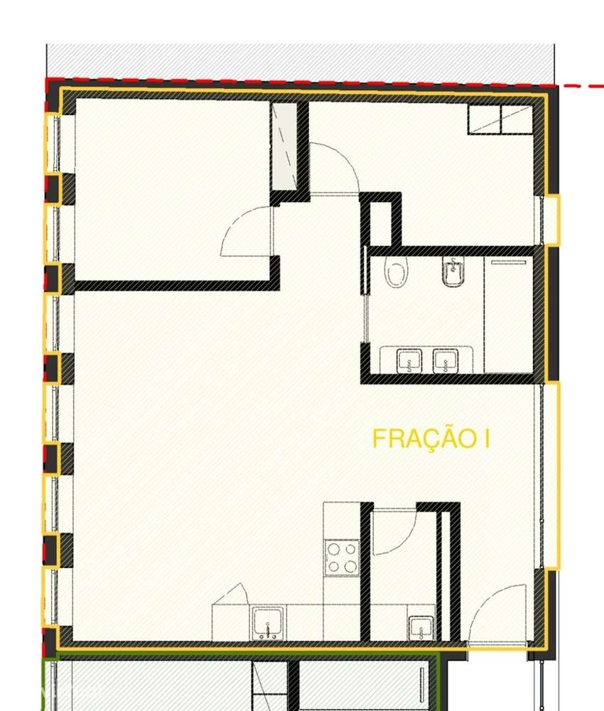 Apartamento T1 com lugar de garagem, Matosinhos - Grande imagem: 2/21