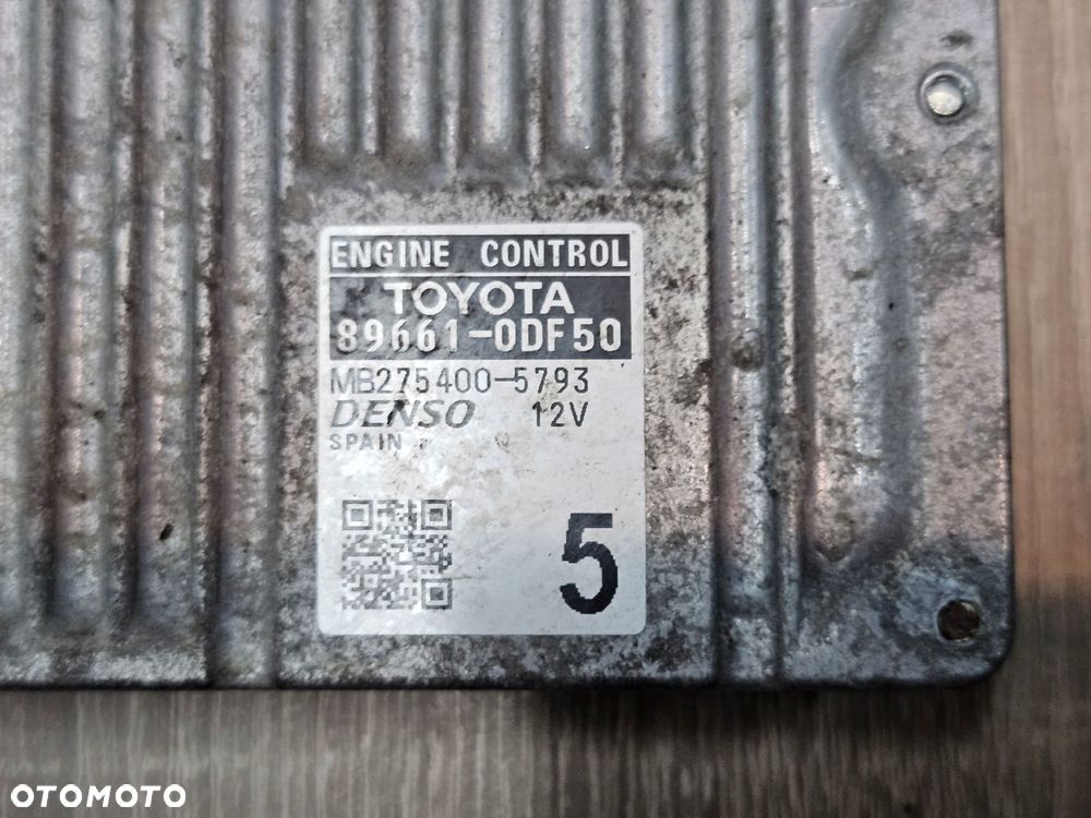 toyota yaris iii 12-18 1.33 komputer stacyjka kluczyk - 2