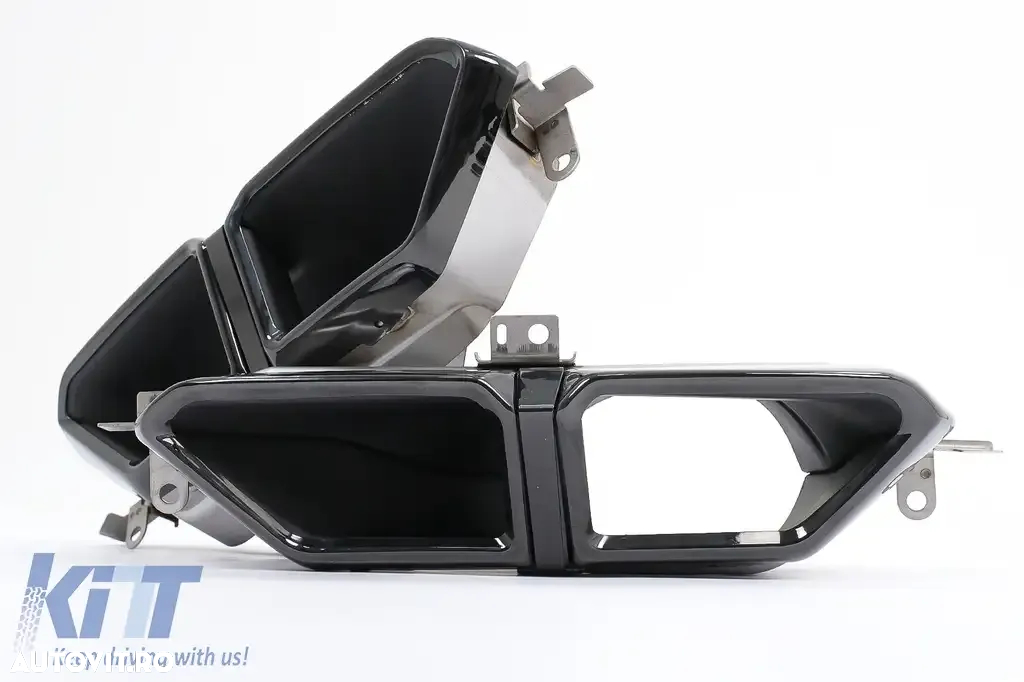 Pachet Exterior Aero BMW Seria 7 G70 M-Tech (2022-) Black Knight Design Negru Lucios - 9