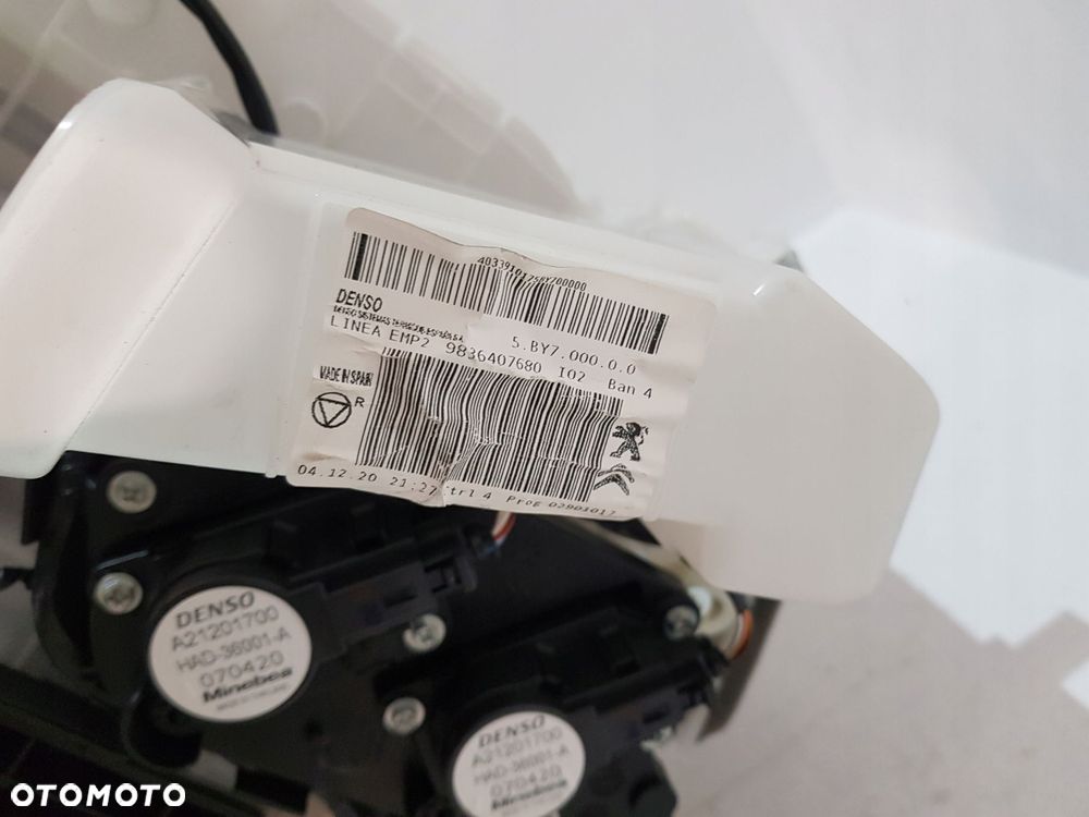 nagrzewnica kompletna 9836407680 opel combo e berlingo iv 21r eu 1.5d - 10