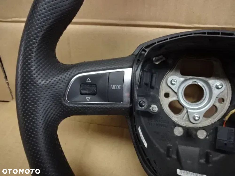 Kierownica Multifunkcyjna Skórzana AUDI A3 8P A4 B8 A5 8T Q5 8R 8R0419091F - 2