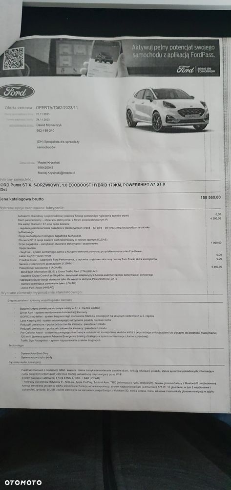 Ford Puma 1.0 EcoBoost mHEV ST PowerShift - 15