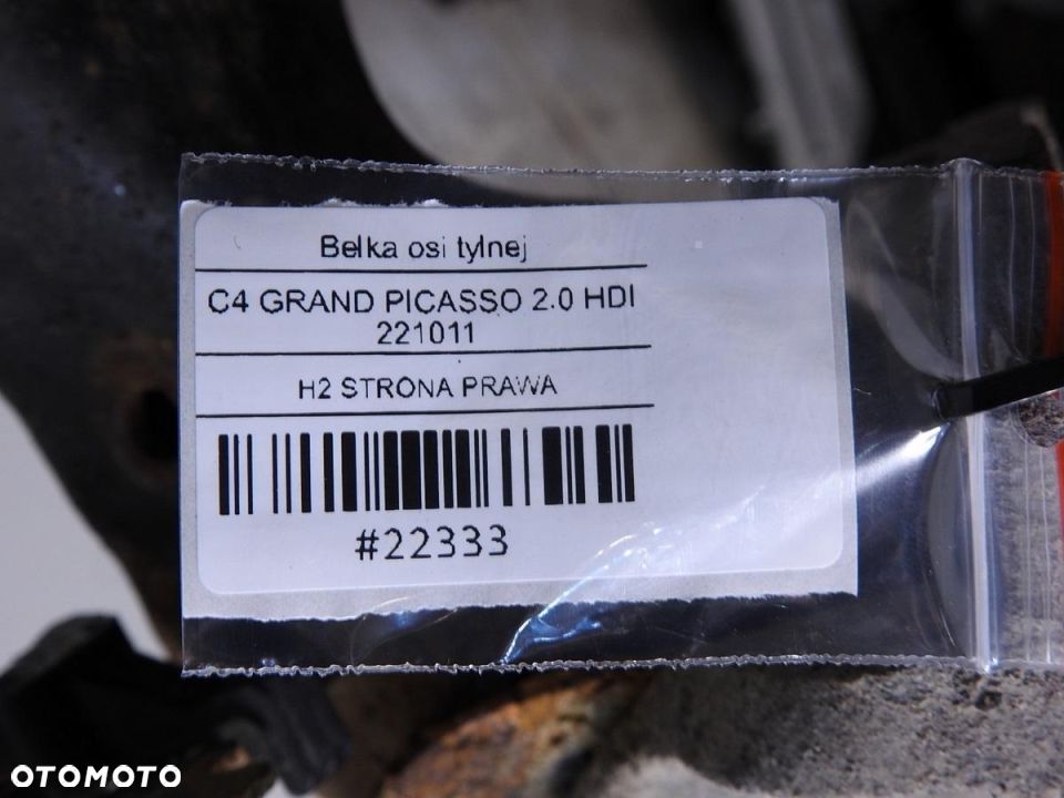 BELKA ZAWIESZENIA TYŁ C4 GRAND PICASSO I 2.0 HDI - 12