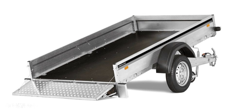 Brenderup Przyczepa BRENDERUP 2260 uchylna 750kg z hamulcem, wym. 258x153cm H 26cmcm, lekka towarowa - 1