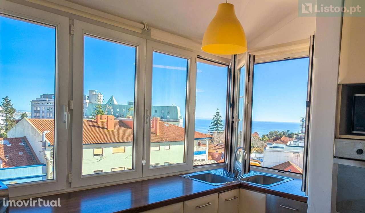 Apartamento T2+1 com vista mar, no Monte Estoril - Grande imagem: 2/31