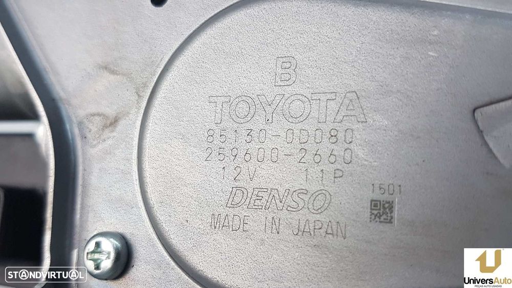 MOTOR LIMPA-VIDROS TRASEIRO TOYOTA YARIS ACTIVE - 2