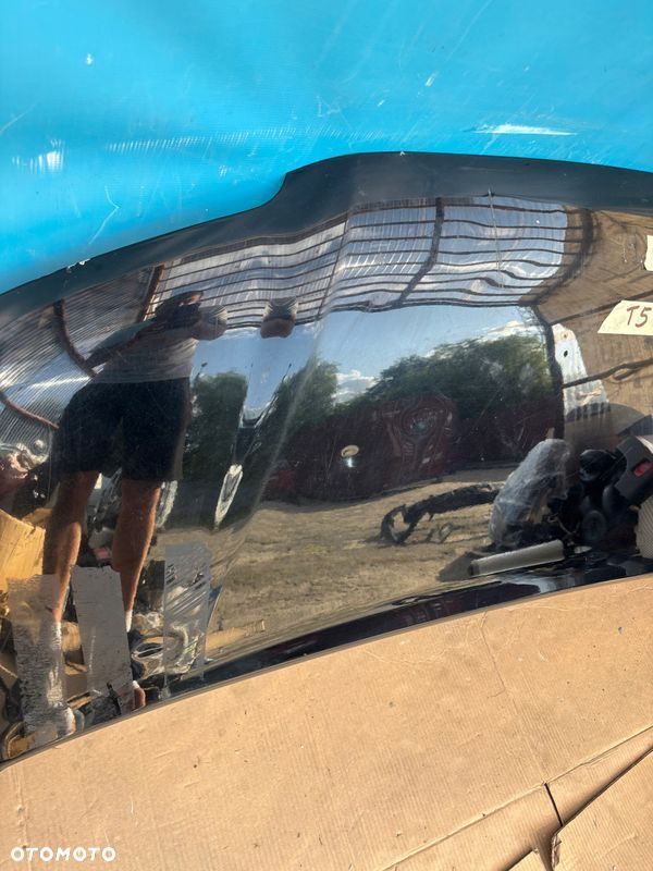 VW T5 TRANSPORTER MULTIVAN CARAVELLA 03- maska czarny metalik bez rdzy - 5