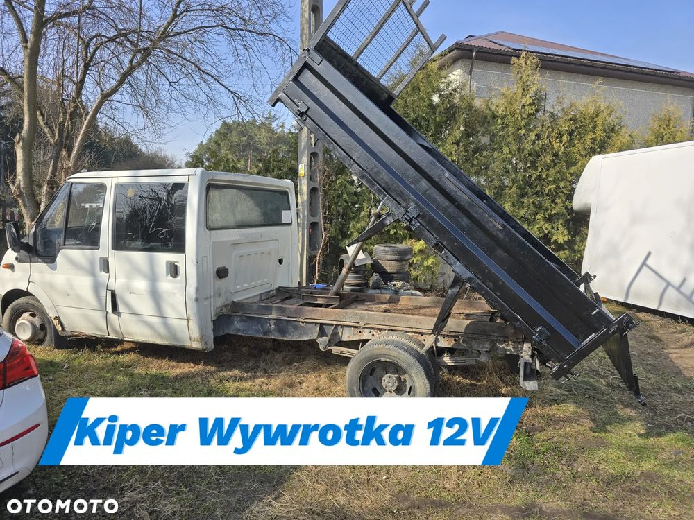 Ford Transit iveco daily ducato master wywrotka kiper wywrotka 12v dubel kabina - 1