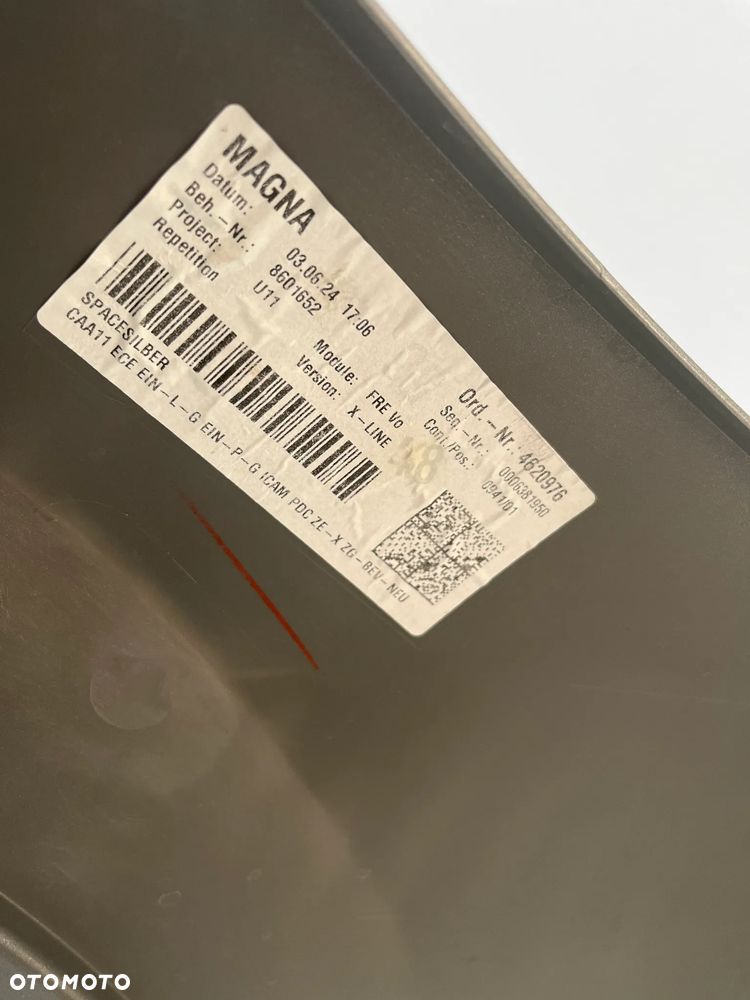 BMW X1 U11 X-LINE 22- ZDERZAK BUMPER + ZAŚLEPKA PRZÓD 8601652   (6xPDC) - 7