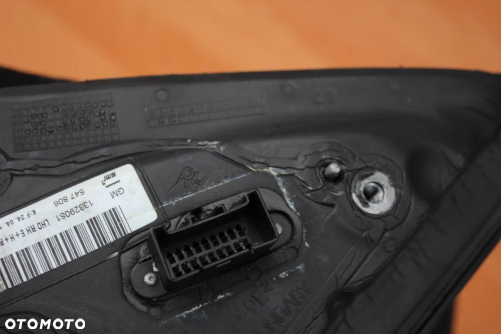 LUSTERKO ZEWNĘTRZNE PRAWE OPEL INSIGNIA A EUROPA Z20R 7 PIN - 9