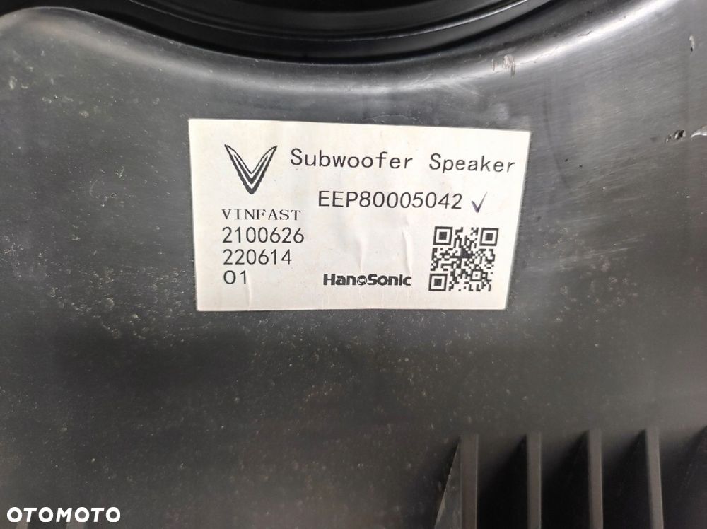 głośnik niskotonowy subwoofer vinfast vf9 - 8