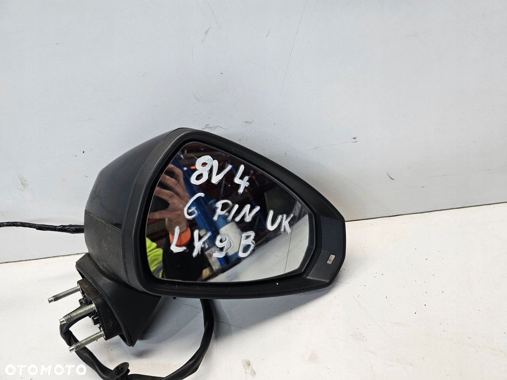 LUSTERKO ZEWNĘTRZNE PRAWE AUDI A3 8V LY9B 6-PIN UK - 3