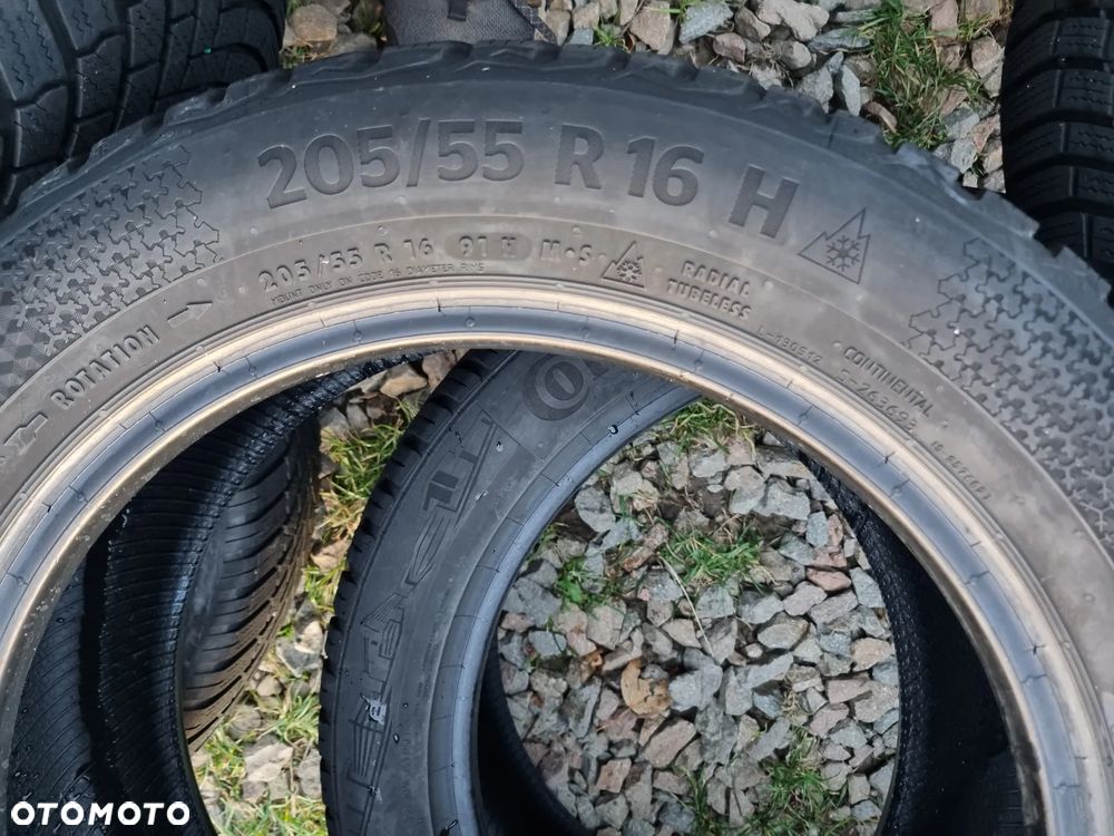 Opony Continental WinterContact TS 870 205/55R16 91H 2021r,2x6mm bdb stan - 7