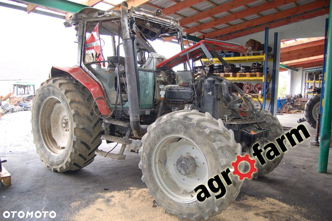 Massey Ferguson 6265 6255 skrzynia silnik kabina most zwolnica oś - 2
