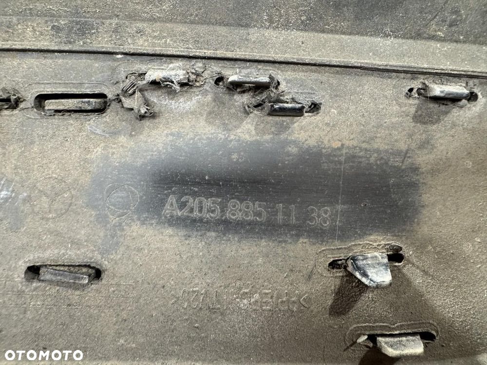 Dyfuzor Zderzak tył  Mercedes c klasa 205 a2058851138 - 5