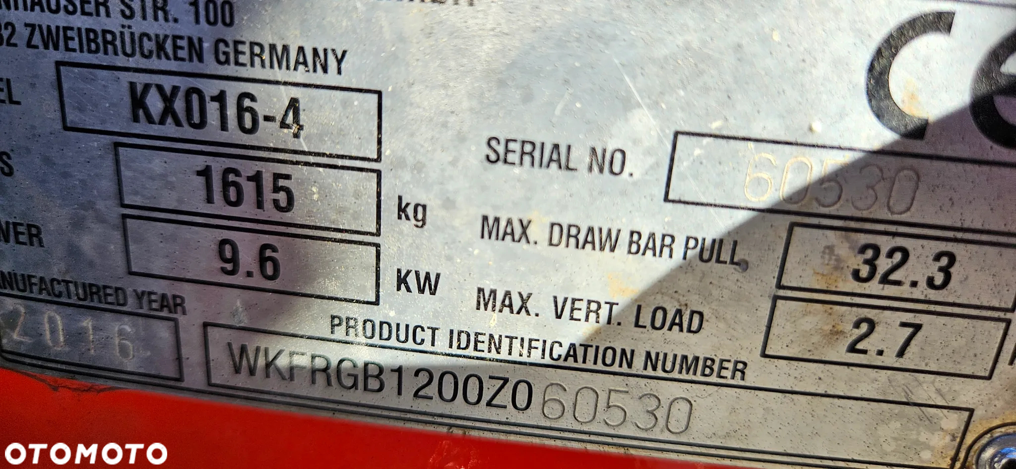 Kubota KX 016-4 2600 mtg poszerzane gąsienice sprowadzona - 14