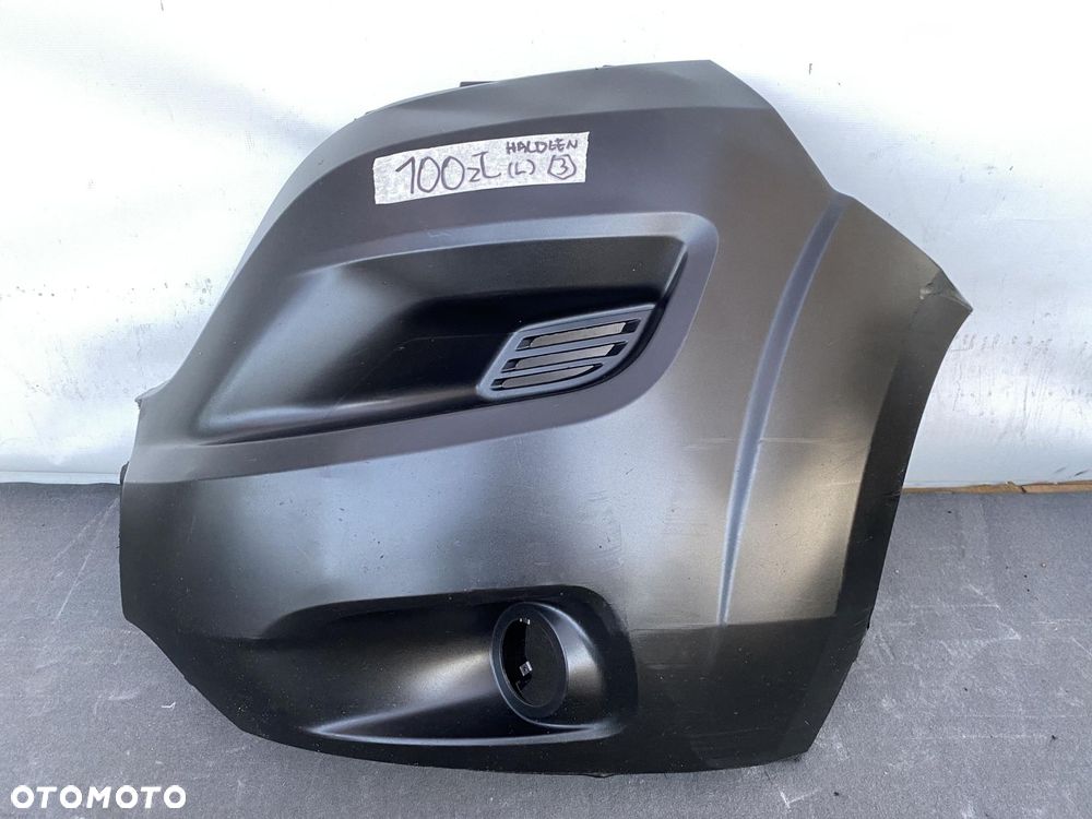 DUCATO BOXER JUMPER 14- NAROŻNIK ZDERZAK PRZEDNIEGO LEWY CZARNY HALOGEN - 1