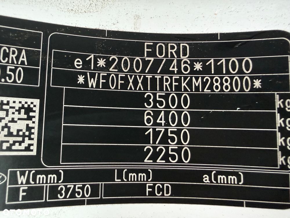 Ford TRANSIT L4 H3/brygadówka 5 osób/klima/navi/kamera/parktronik przód i tył/grzane fotele/LED - 28
