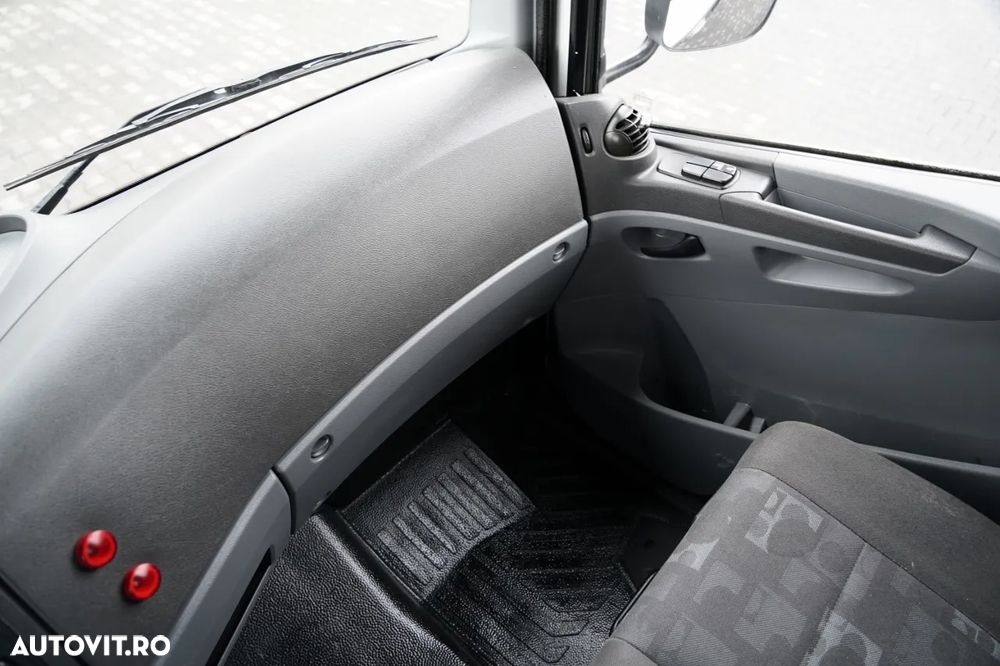 Mercedes-Benz ATEGO 1218 / 4x2 / BASCULATOR + HDS HIAB 0088 BS-3 / PILOT / MANUAL - 29