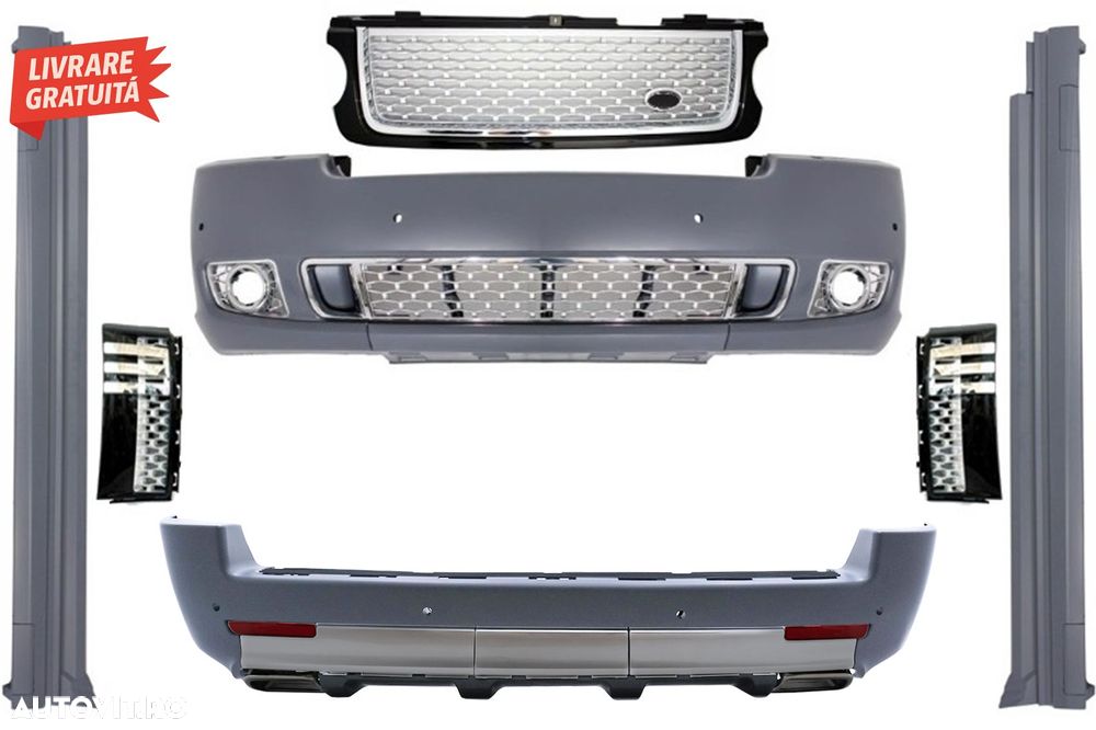 Pachet Exterior Autobiography Design Land Range Rover Vogue L322 (2002-2012) Grile- livrare gratuita - 1