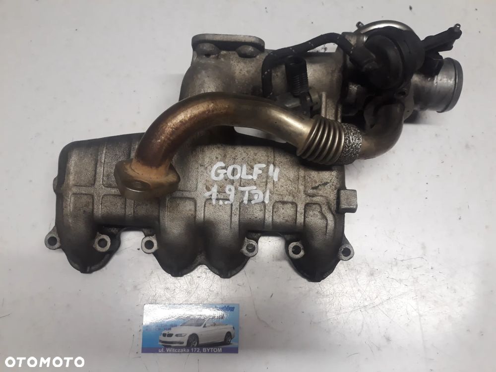 KOLEKTOR SSĄCY I PRZEPUSTNICA VOLKSWAGEN GOLF IV 1,9 TDI 2000r  038129713J - 1