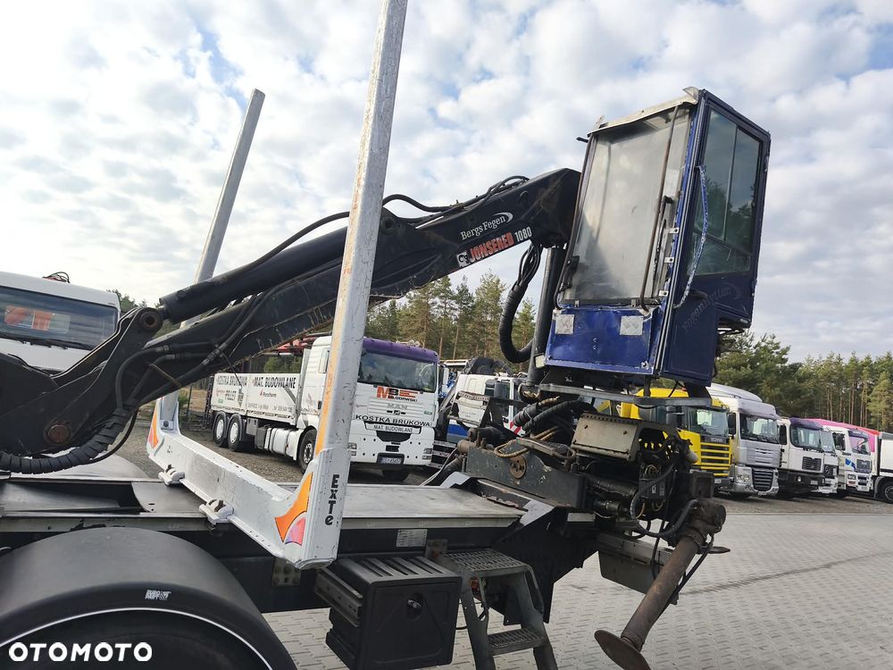Scania R 6x4 Jonsered 1080 do lasu 2014 rok drzewa drewna kłonice - 35