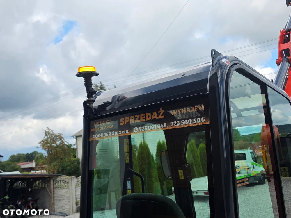 Kubota U 27 - 4 mini koparka Kubota sprowadzona 5 łyżek szybkozłącze piękna w oryginale 1 właściciel najdłuższe ramie long - 24