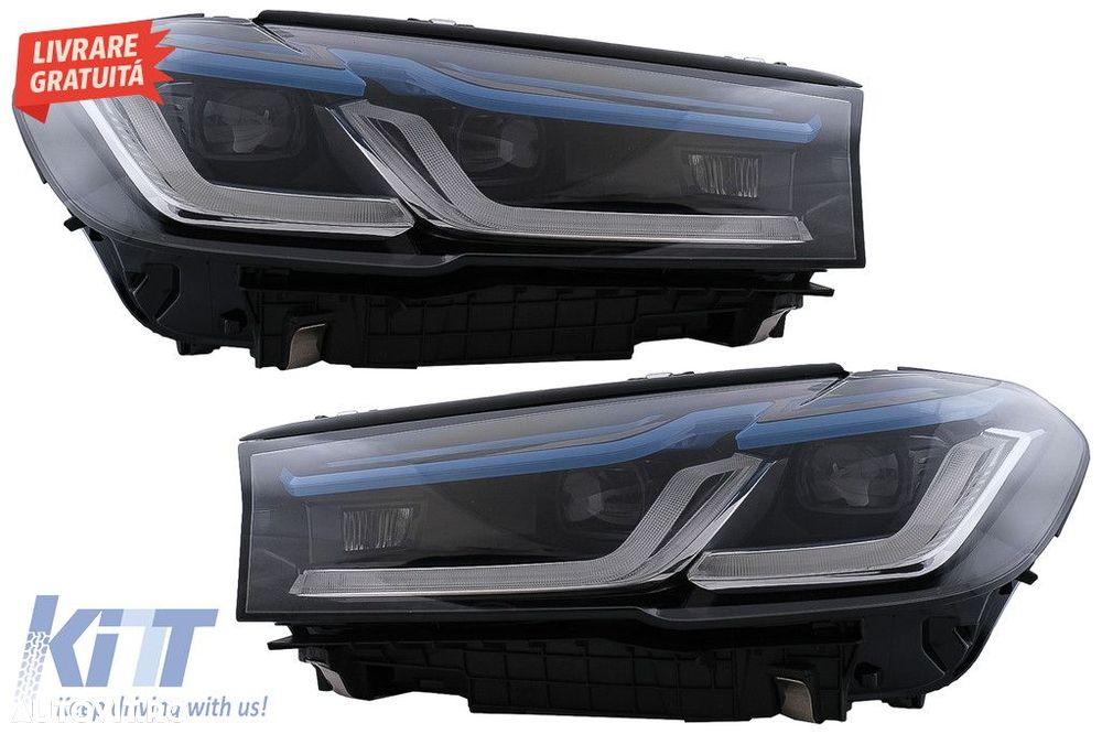 Faruri LED BMW Seria 5 G30 G31 Sedan Touring (2017-2019) LCI Design - 1
