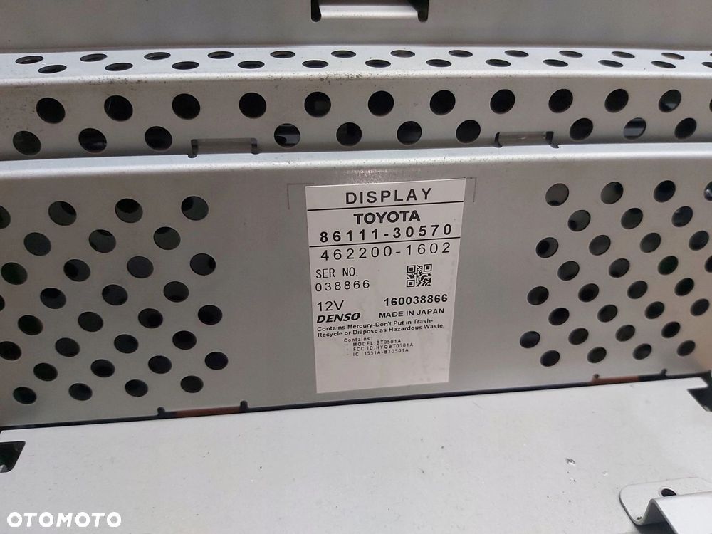 LEXUS GS III radio ekran wyświetlacz panel 86111-30570 - 6