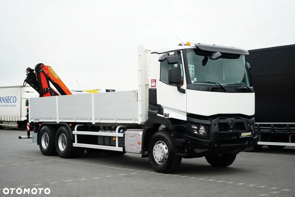 Renault C 380 / 6 X 4 / SKRZYNIOWY + HDS / PALFINGER PK 18002 / PILOT / ROTATOR - 10