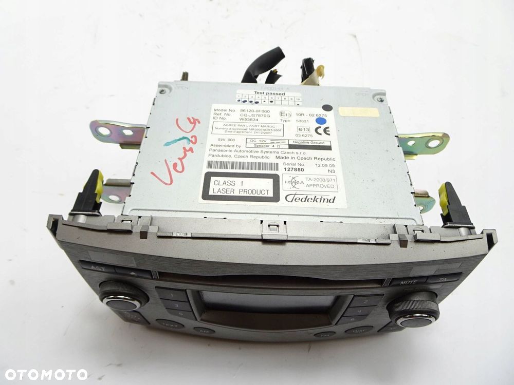 radio cd toyota verso 09-13 r. - 2