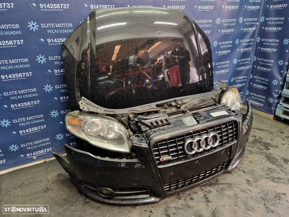 Frente completa usada AUDI A4 B7 S-LINE 2.0 TDI 140CV capot parachoques oticas radiadores guardalamas - 1