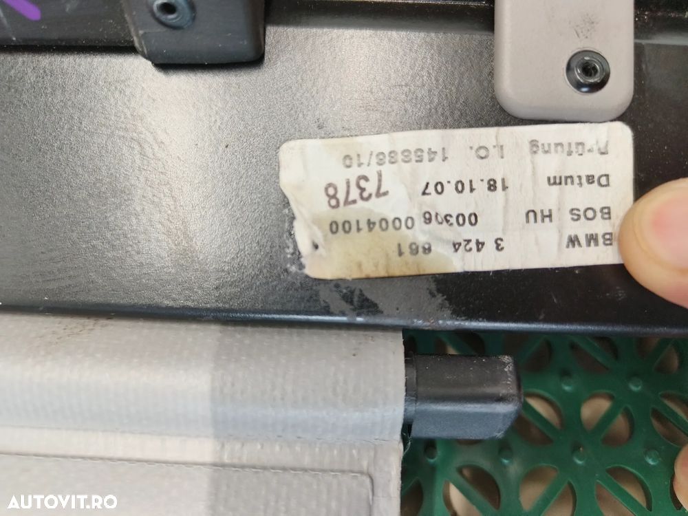 Rulou portbagaj BMW X3 E83 cu despartitor animale - 7