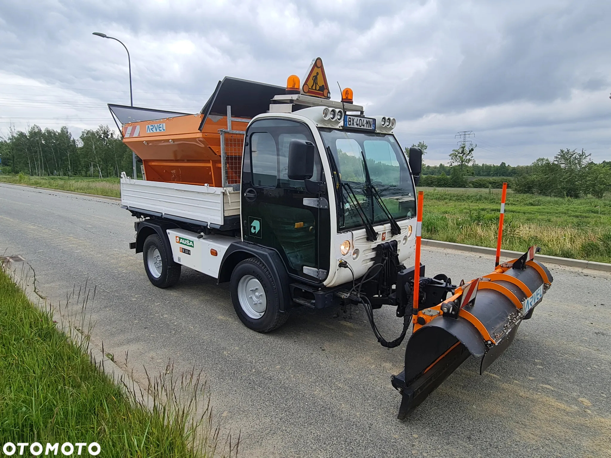 Multicar Tremo 2011 Ausa M350H Wywrotka 4x4 Solarka Arvel Pług Ladog Kompletny Zestaw - 6