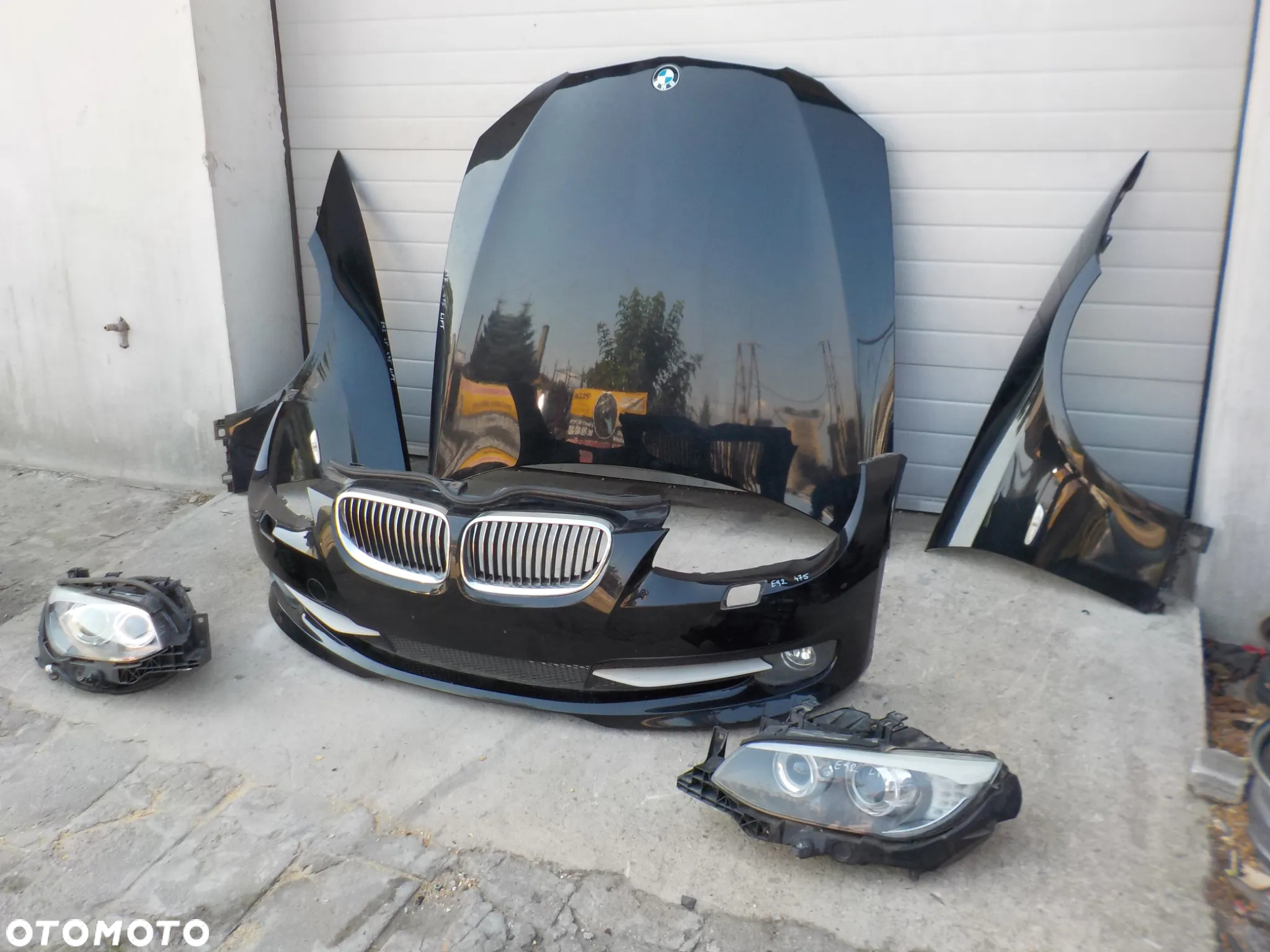 BMW SERIA 3 E92 LIFT 3.0 D PRZÓD MASKA ZDERZAK BŁOTNIKI PAS PRZEDNI Z CHŁODNICAMI LAMPY XENON UK 475 - 3