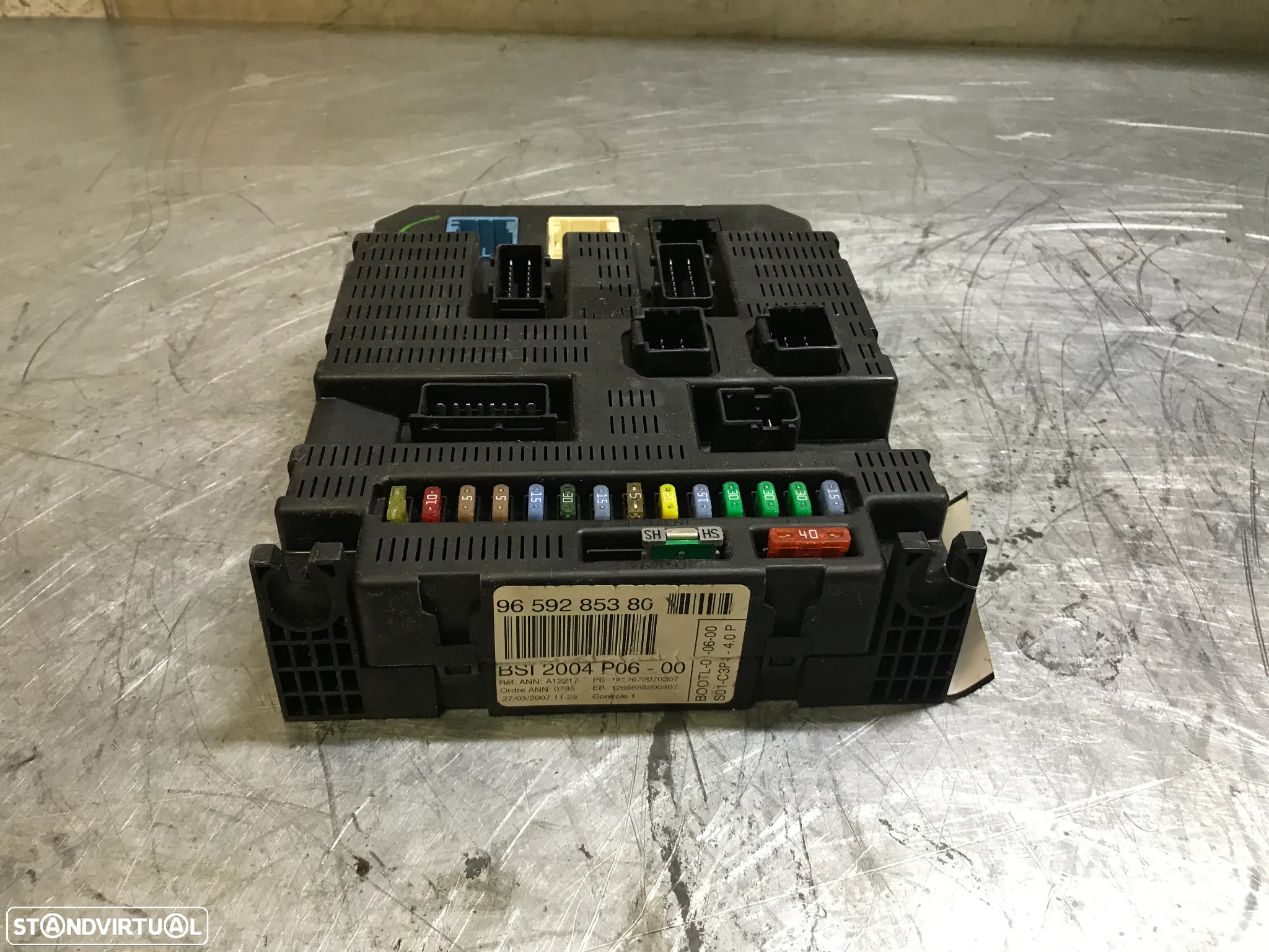 CAIXA DE FUSIVEIS BSI PEUGEOT 207 / CITROEN C3 9659285380 - 2