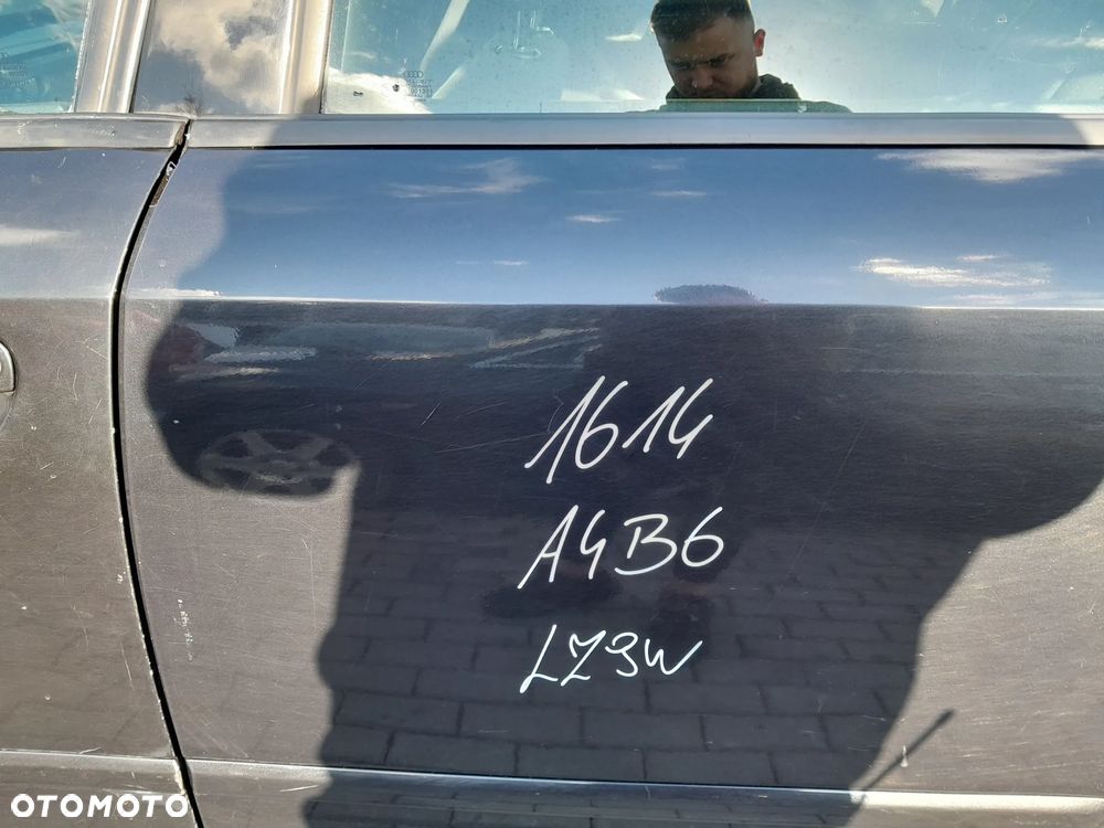AUDI A4 B6 DRZWI LEWE TYLNE LEWY TYŁ SEDAN KOLOR: LZ9W - 2