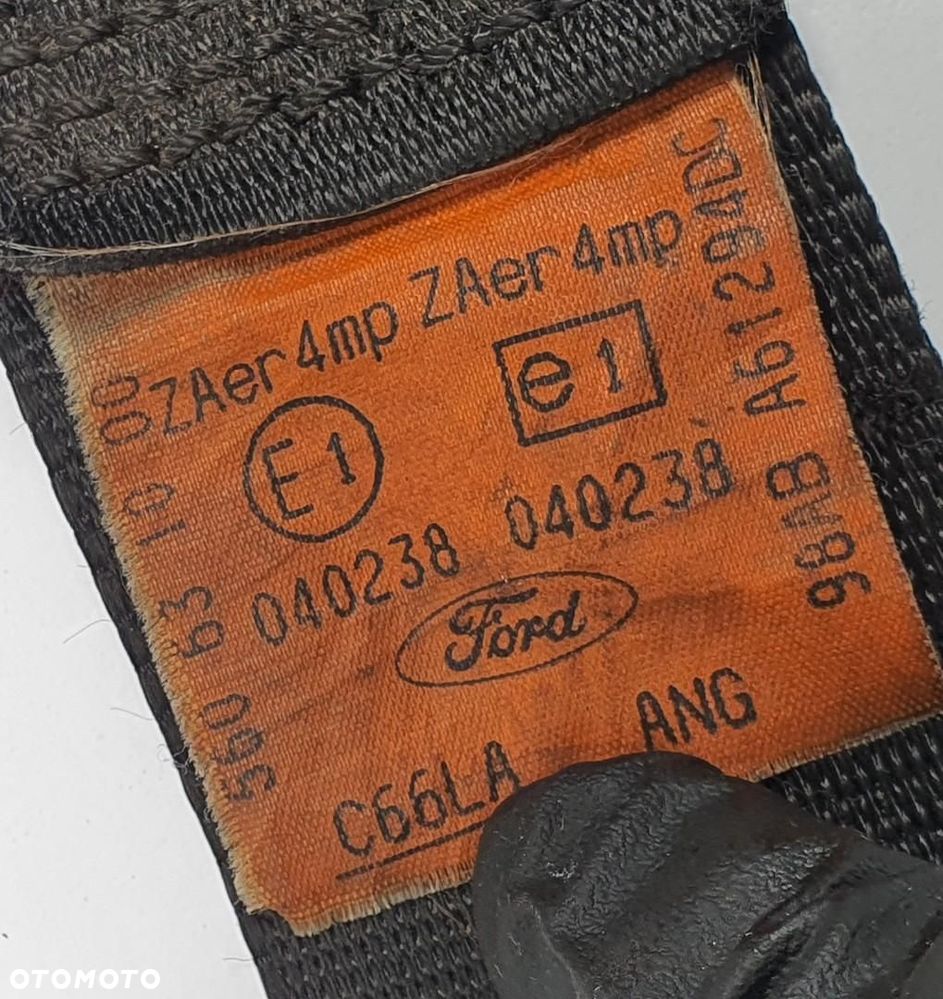 PAS BEZPIECZEŃSTWA PRAWY PRZÓD PRZEDNI FORD FOCUS MK1 98AB-A61294-DC EUROPA - 2