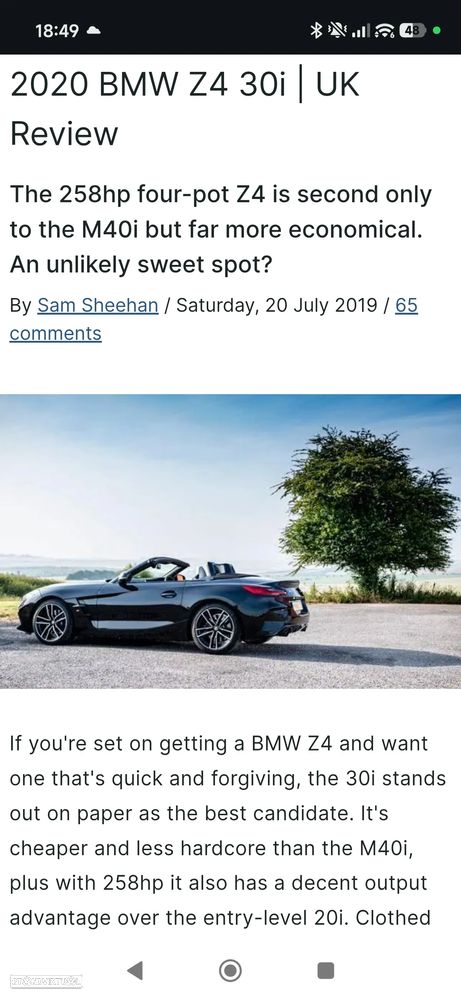 BMW Z4 sDrive30i Aut. M Sport - 30