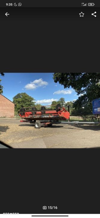 Massey Ferguson 7256 [CZĘŚCI] - Wózek Do Kombajnu Koło Pasowe Silnik Skrzynia Siekacz - 9