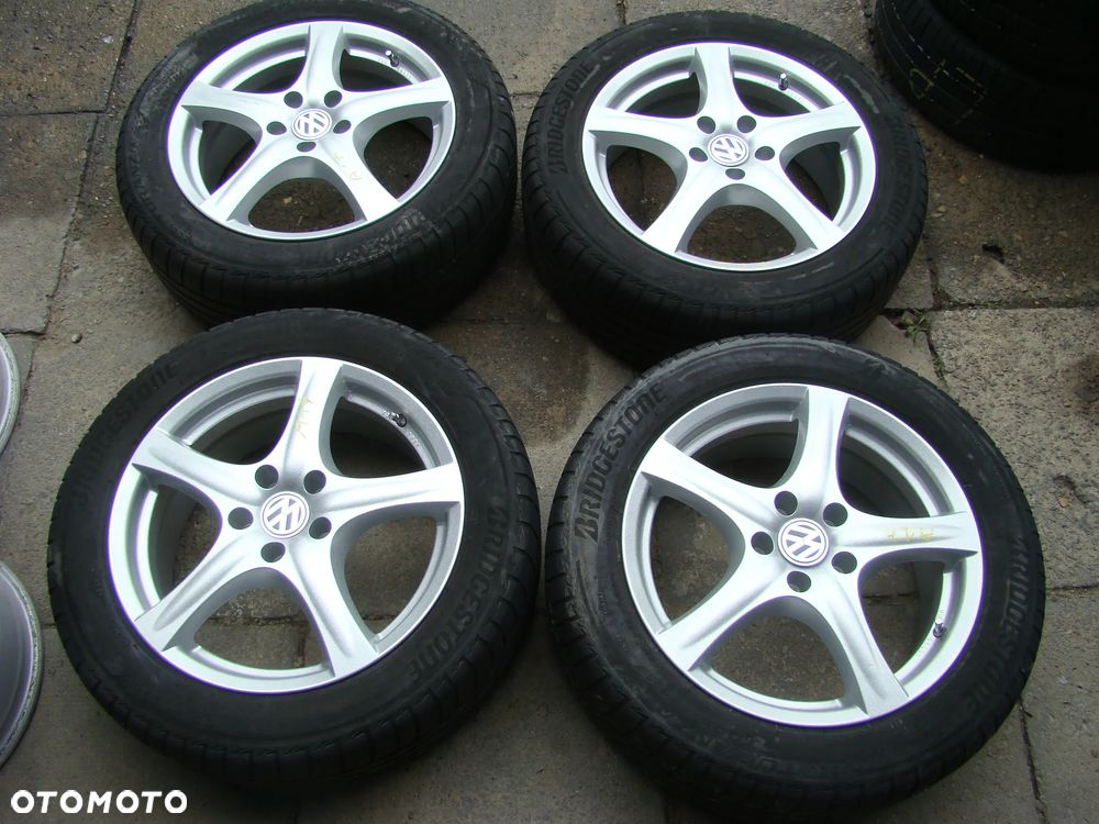 a17 5x112 VW T-Roc Beetle Skoda Karoq Yeti Seat Ateca Audi Q2 7Jx17 opony lato 215/55 - 1