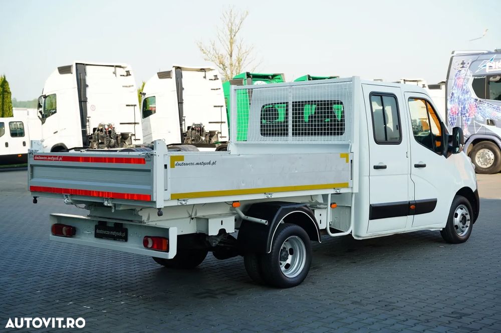 Renault MASTER / DCI 150 / BASCULATOR / CAMION CU TRACȚIE MIXĂ 7 LOCURI / MANUAL / DOUĂ RULOURI - 15