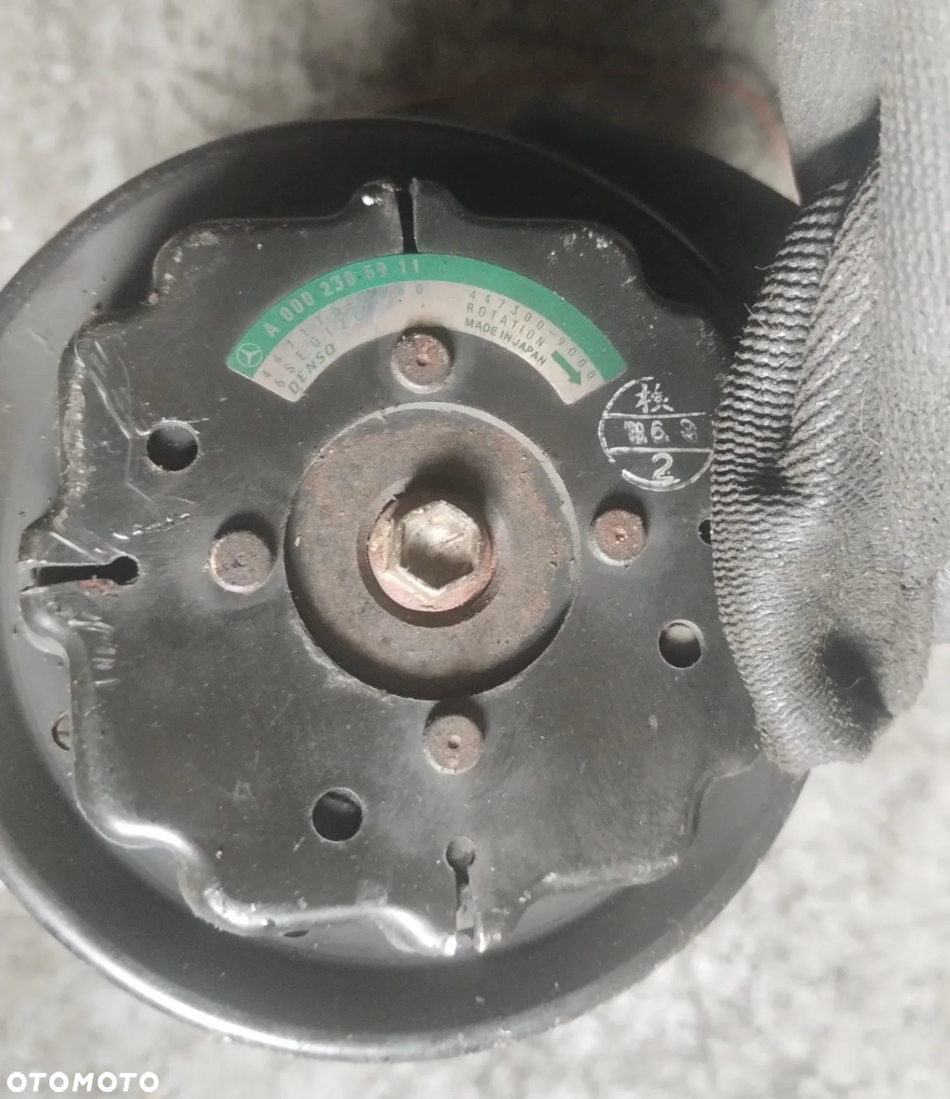 MERCEDES A-klasa W168 97-04 r. 1,4 l. sprężarka kompresor klimatyzacji Denso 447220-8230 * - 5