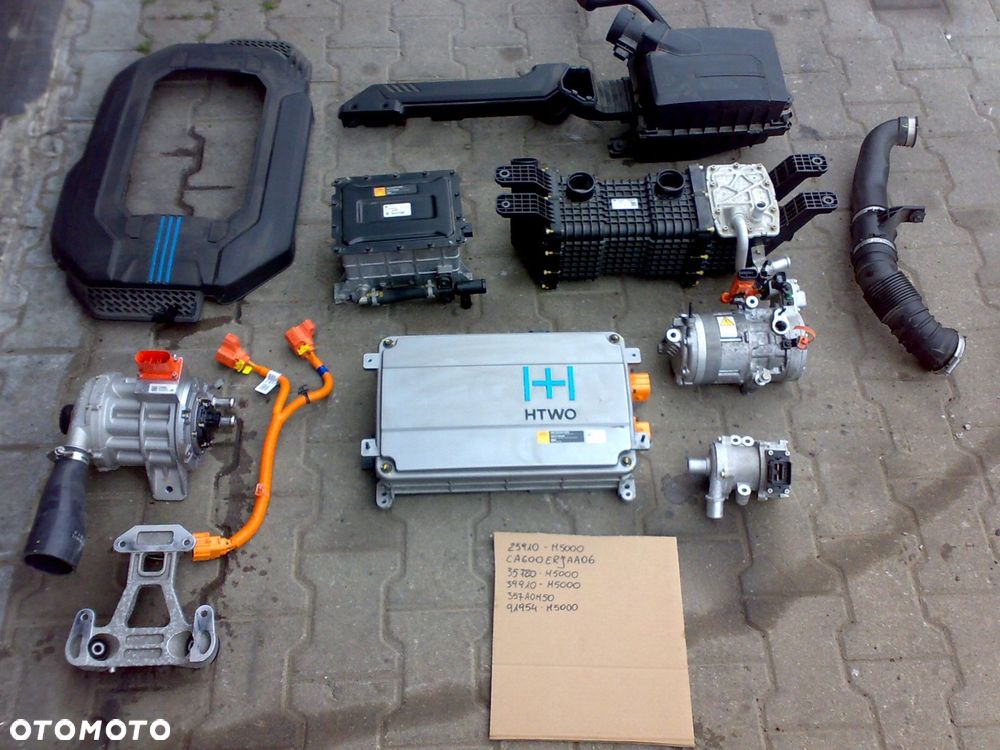 hyundai nexo (fe) 2022r. turbina pompa wody sprężarka rura wąż obudowa - 2