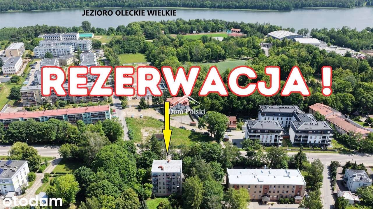 2 pokojowe mieszkanie 43 m2 Olecko 500m od jeziora