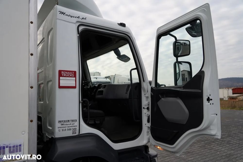 Renault D 210 / 4x2 / CONTAINER / 8,6 M / PODEA RESISTENTĂ / ELEVATOR DHOLLANDIA - 38