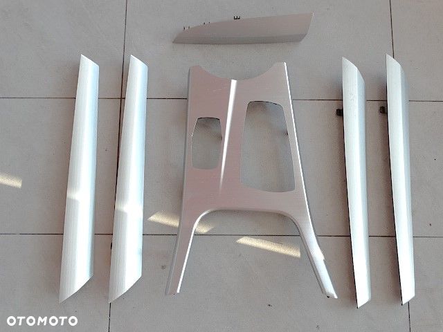 BMW X3 F25 Listwy Ozdobne Konsoli Drzwi Feinschliff  Aluminium Drobno Szczotkowane Euro Komplet - 5