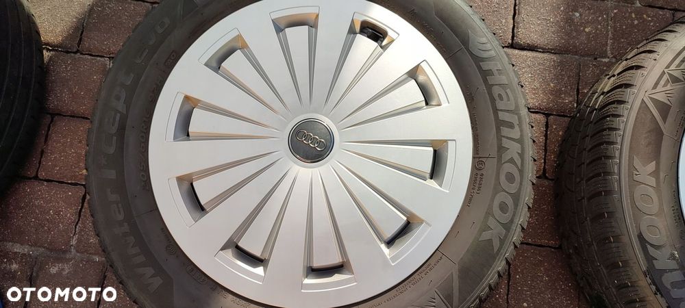 Felgi aluminiowe  Kołpaki Oryg Audi A4 B8 B9 16cali 5x112 Et35 Ø66,5mm Bdb - 3